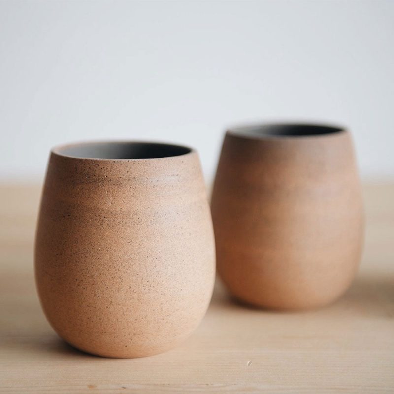 round terracota cups4