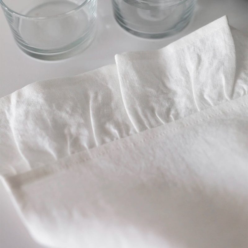 ruffle tea towel