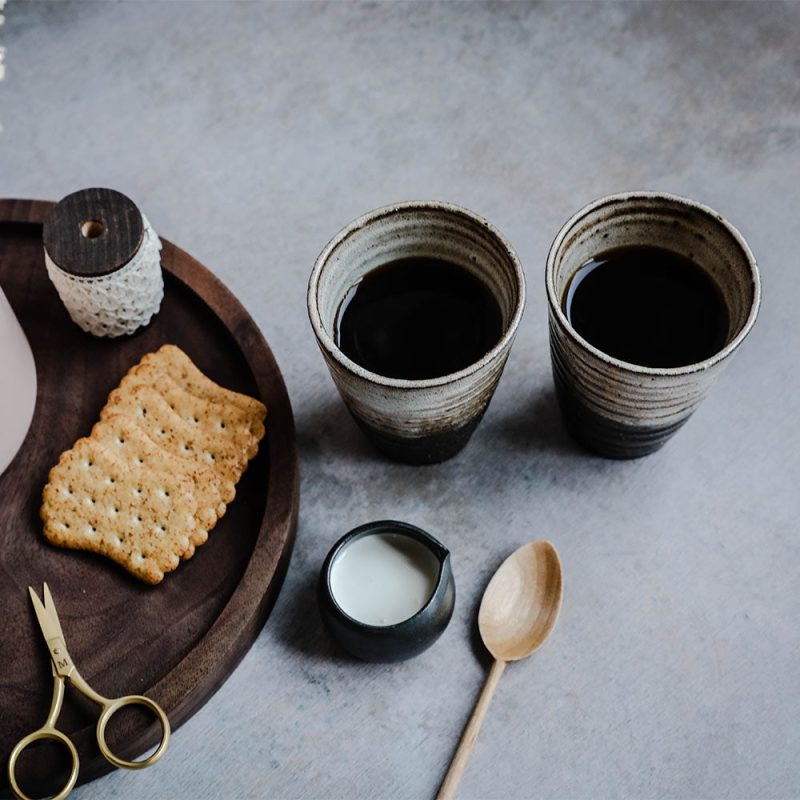 rustic ceramic cup set3