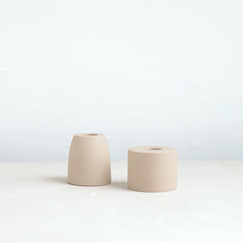 sand ceramic candle holders4