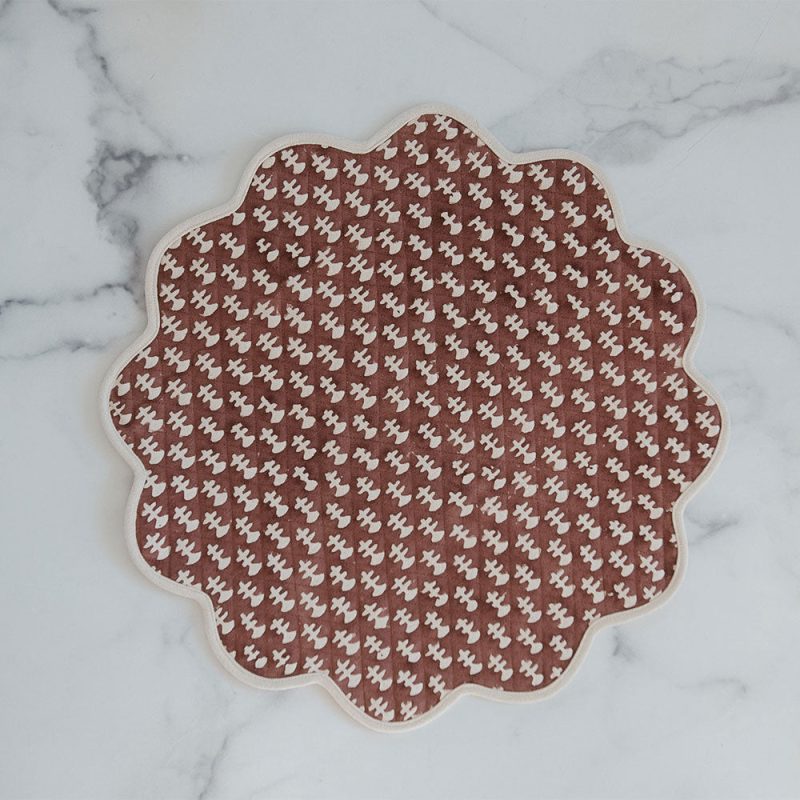 scalloped cotton placemat4