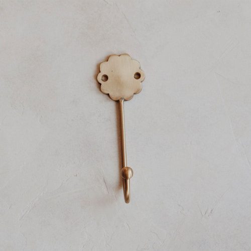 scalloped hook brass