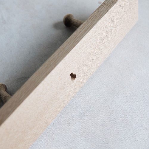 shaker peg rail back