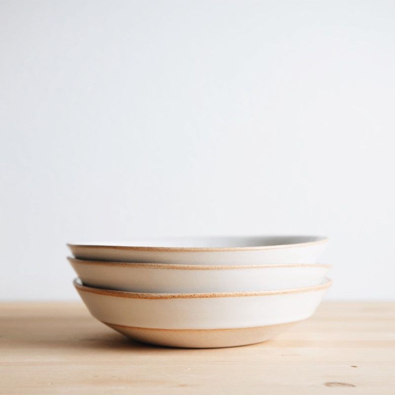 simple stoneware pasta bowl