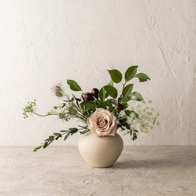 stoneware vase