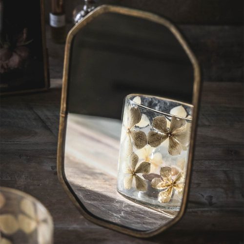 textured standing brass mirror1