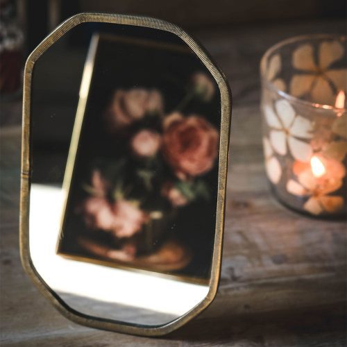 textured standing brass mirror2