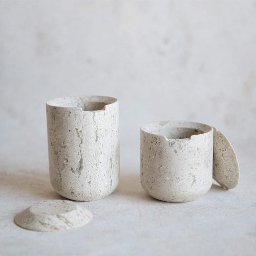 travertine canisters1