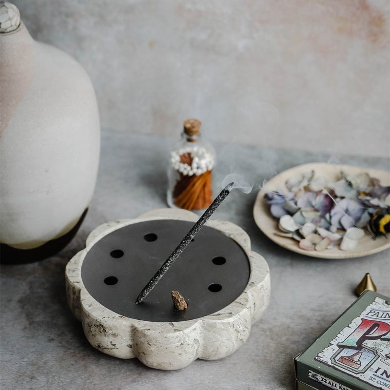 travertine incense holder45