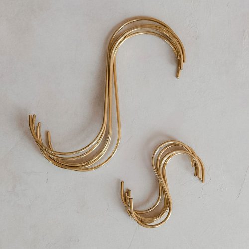 unlacquered brass s hook