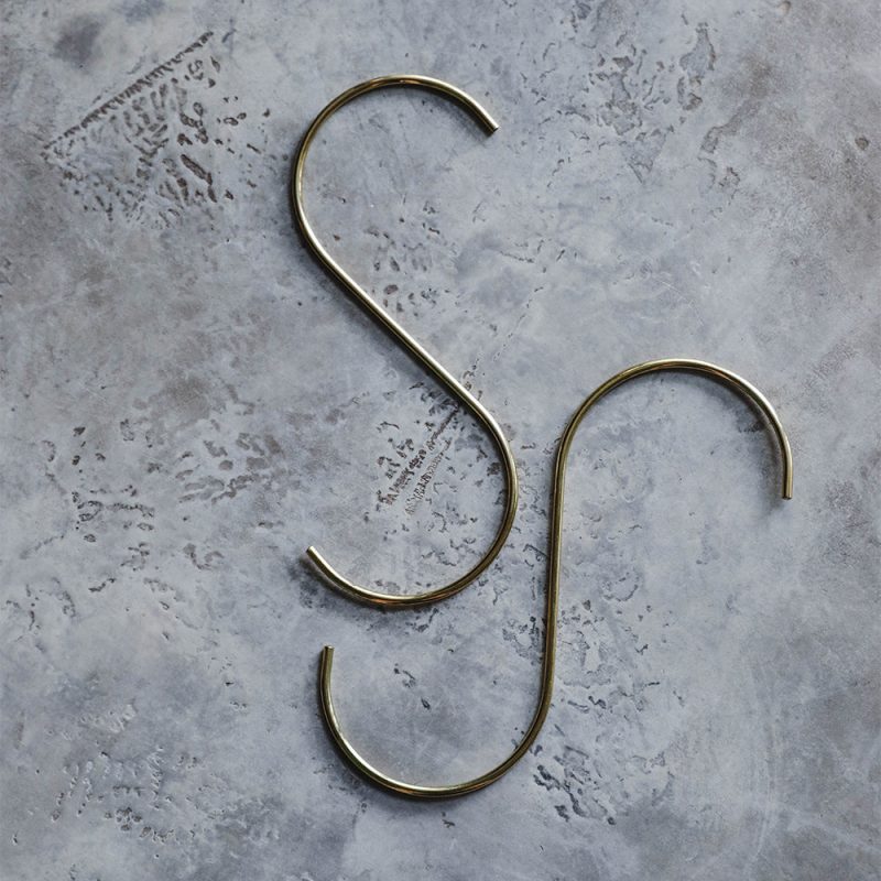 unlacquered brass s hook3