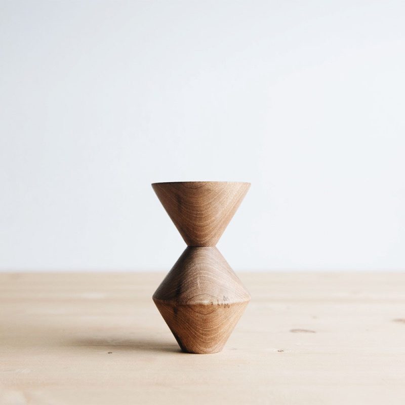 walnut incense holder