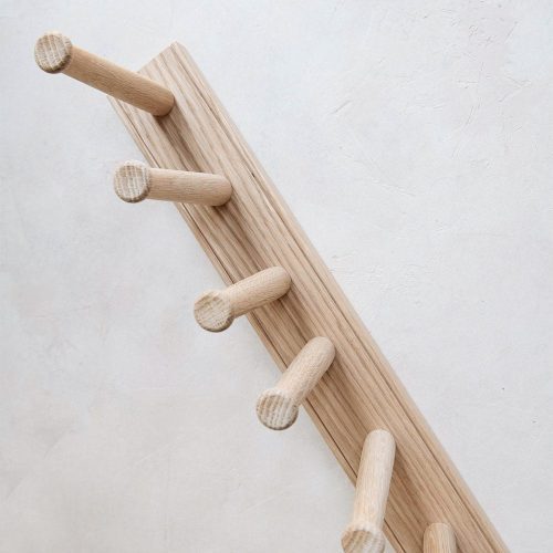 white oak boot rack1