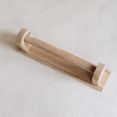 white oak paper towel holder1