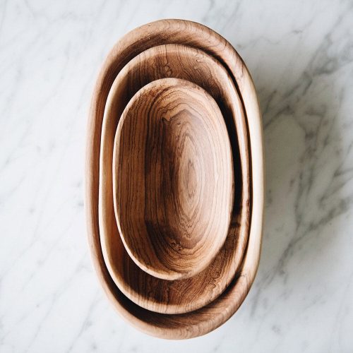 wood oval serving bowls1