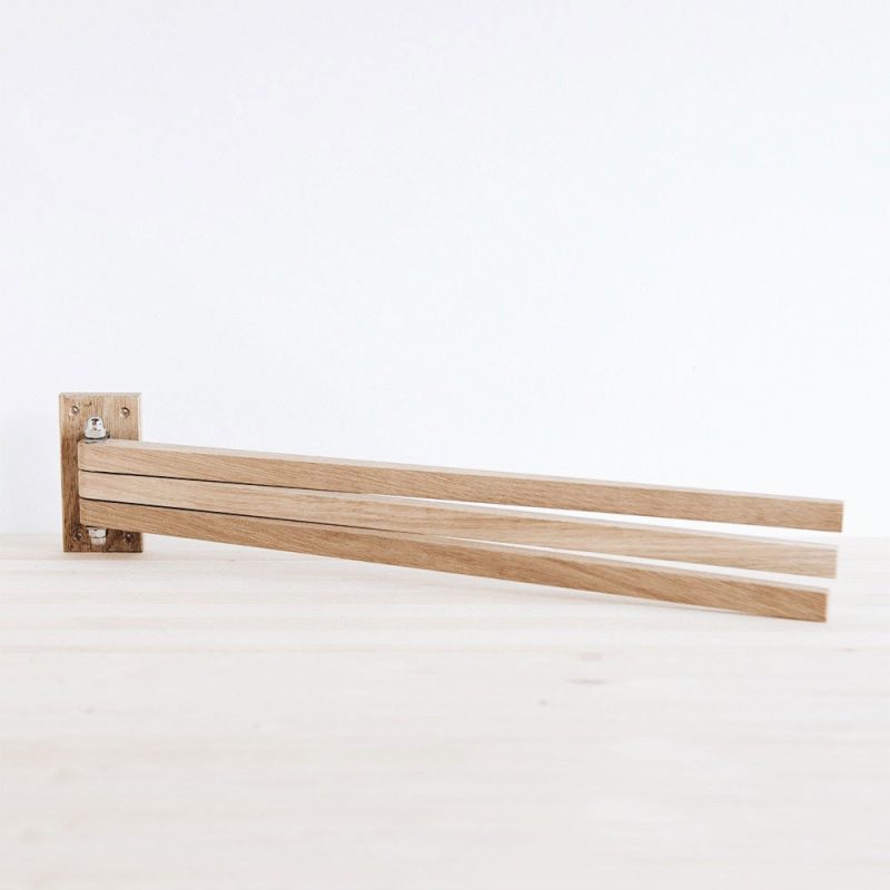 wood towel rack