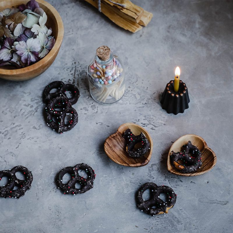 wooden heart dishes