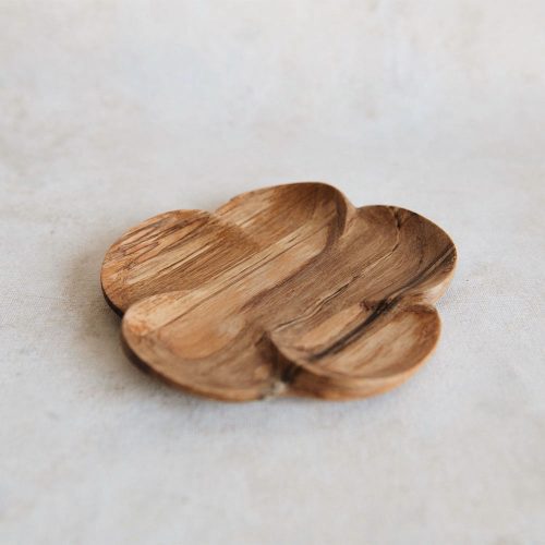 wooden petal tray