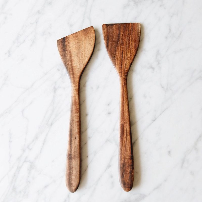 wooden spatula set