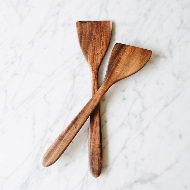 wooden spatula set set