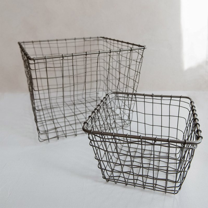 woven wire baskets