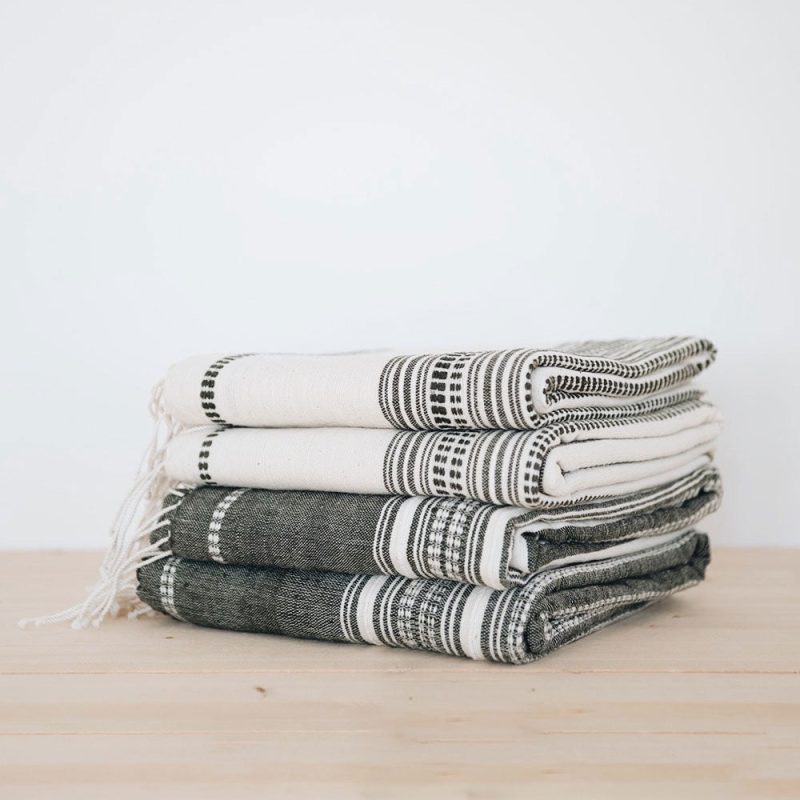 ziggy towel charcoal